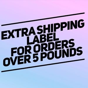 Extra Label for Live Shows and or Bundles over 5 pounds
PLEASE READ